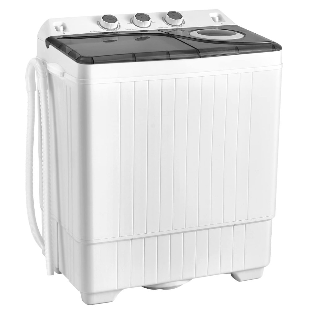 ARLIME Portable Washing Machine, 26 lbs Washer and Spinner Combo with Drain Pump