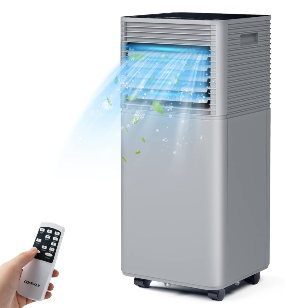 ARLIME Portable Air Conditioners 10000 BTU, AC Cooling Uint with Dehumidifier, Remote Control