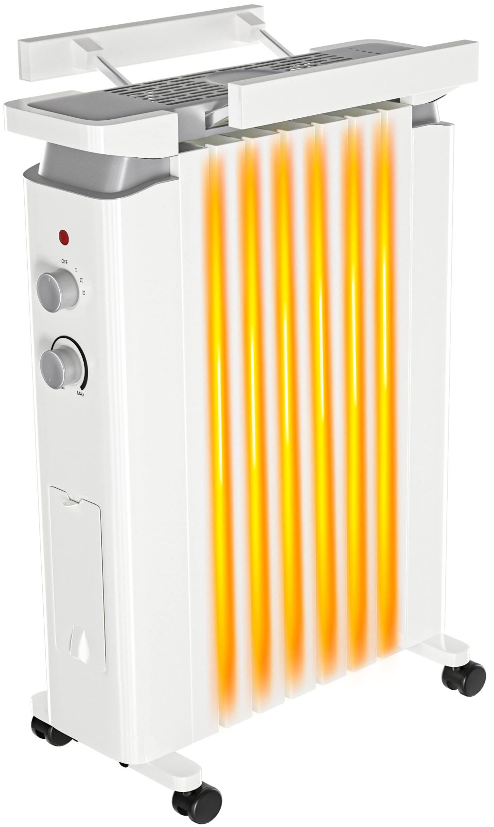 ARLIME Oil Filled Radiator Heater, 1500W Radiator Heater with Thermostat