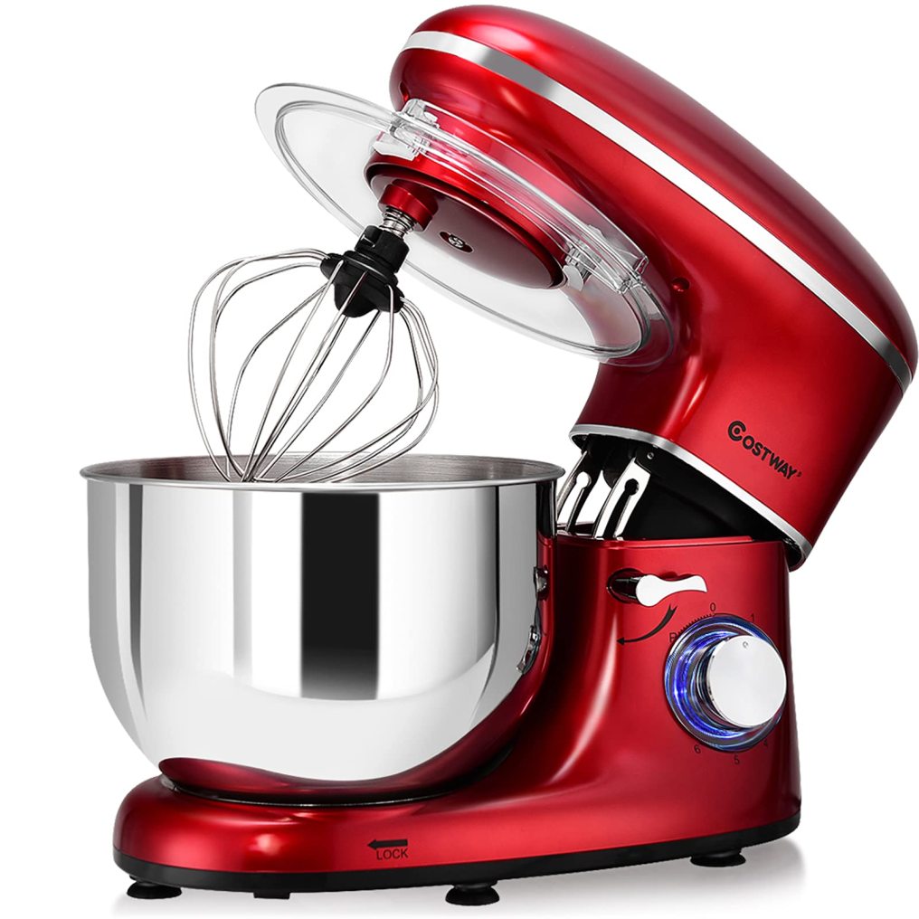 ARLIME Stand Mixer, 660W 6-Speed Tilt-Head Food Stand Mixers with 6.5 Qt. Stainless Steel Bowl