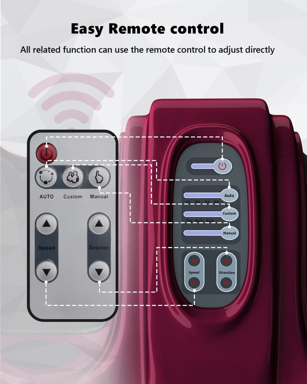 ARLIME Foot Massager Machine with Remote Shiatsu Foot Massager