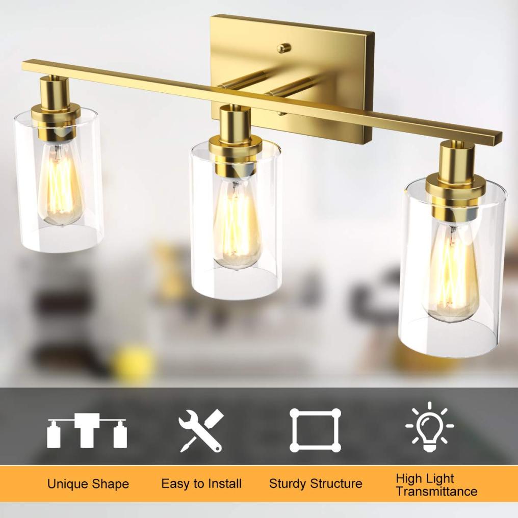 ARLIME 3-Light Bathroom Vanity Light Fixtures