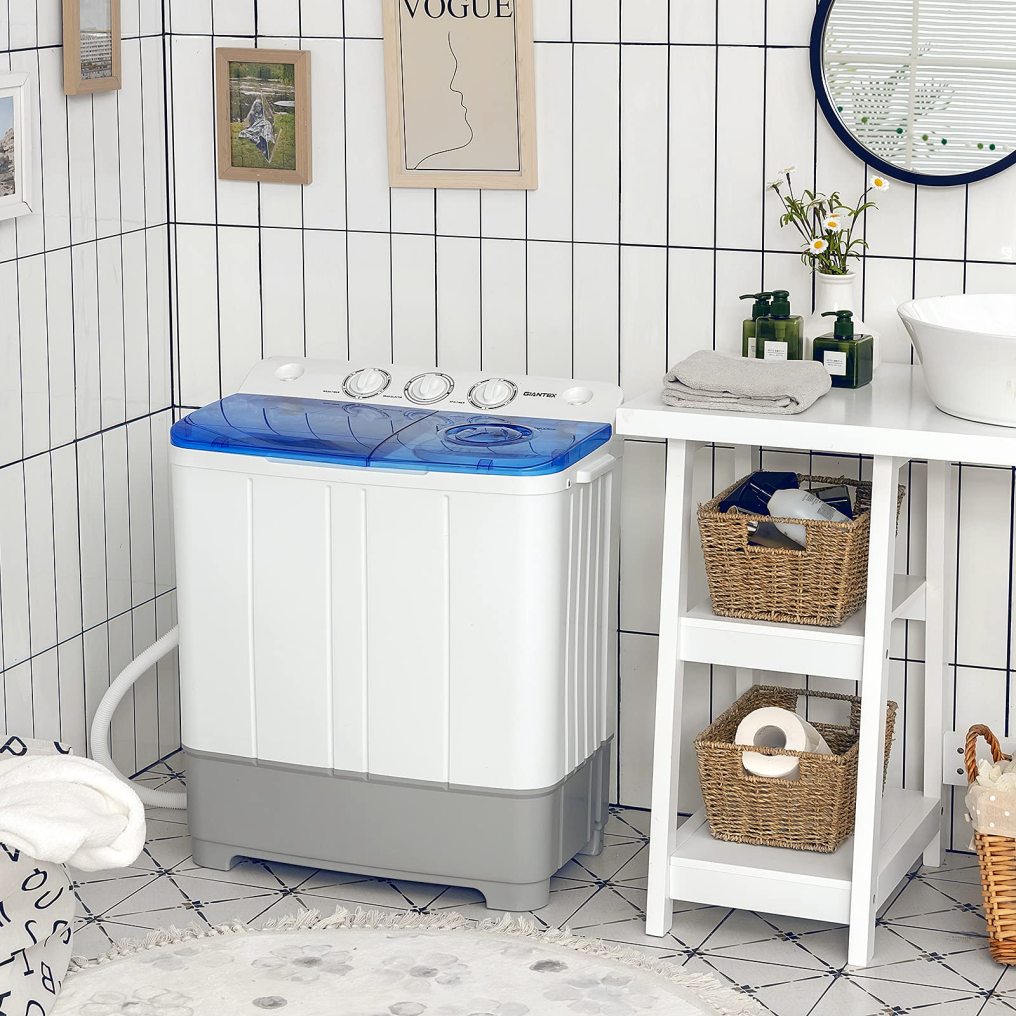 ARLIME Portable Washing Machine | 2 in 1 Laundry Washer and Spinner Combo | 22lbs Capacity 13.2 lbs Washing 8.8 lbs Spinning