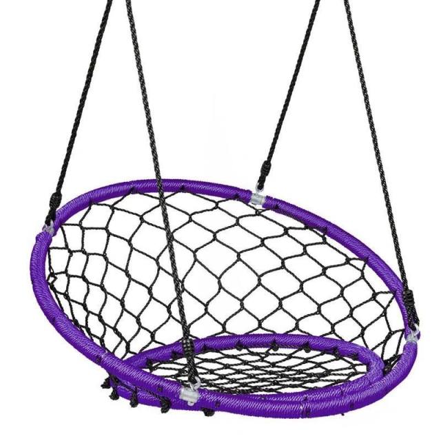35.5" Kids Indoor Outdoor Round Circle Saucer Swing