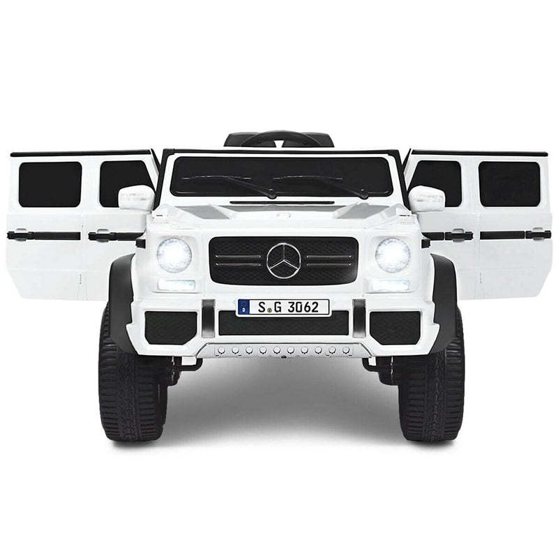 12V Kids Ride-On Truck, Licensed Mercedes Benz G650S Electric Car with Remote Control, Lights & Storage Box, Battery Vehicle Toy for Boys Girls