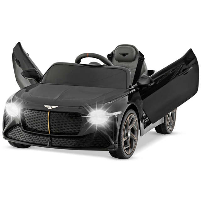 12V Kids Ride-on Car, Licensed Bentley Bacalar Electric Vehicle with Remote Control, LED Lights, Wireless Connection & Sound for 3+ Years Old