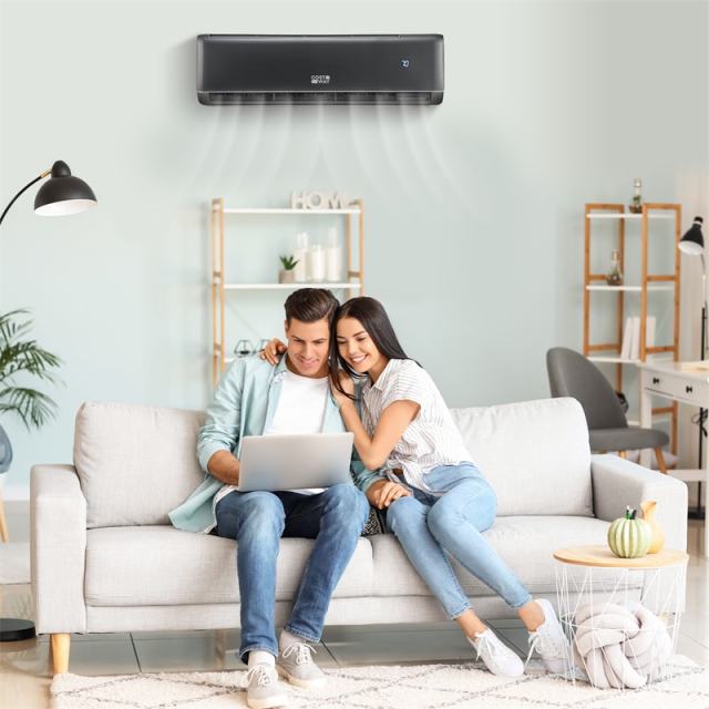 18000 BTU Ductless Mini Split Air Conditioner & Heater, Energy Star Certified 21 SEER2 208-230V Inverter Split AC with Heat Pump for Rooms 1250 Sq.Ft