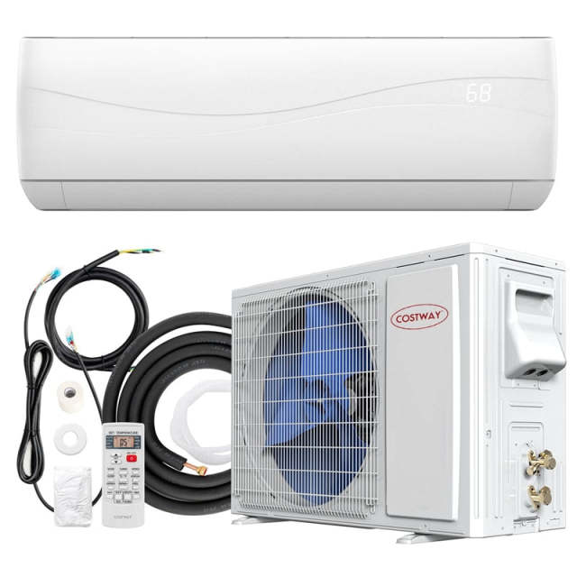 12000 BTU Ductless Mini Split Air Conditioner & Heater, 20 SEER2 115V Wall-Mounted Inverter AC Unit with Heat Pump Cools Rooms up to 750 Sq.Ft