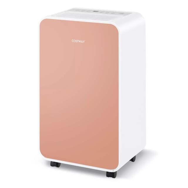 2500 Sq. Ft Dehumidifier for Home & Basement, 32 Pints Portable Quiet Dehumidifier with Sleep Mode, 24H Timer, Auto Defrost & Drain Hose