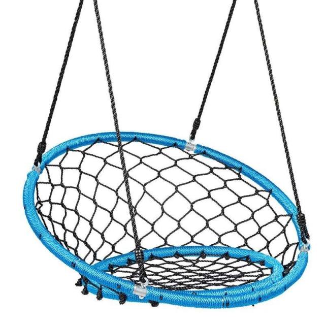 35.5" Kids Indoor Outdoor Round Circle Saucer Swing
