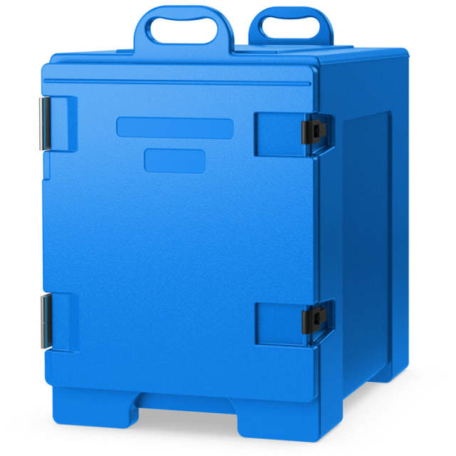 81 Quart End-Loading Insulated Food Pan Carrier Food-Grade LLDPE Material Portable Food Warmer for 5 Full-Size Pans