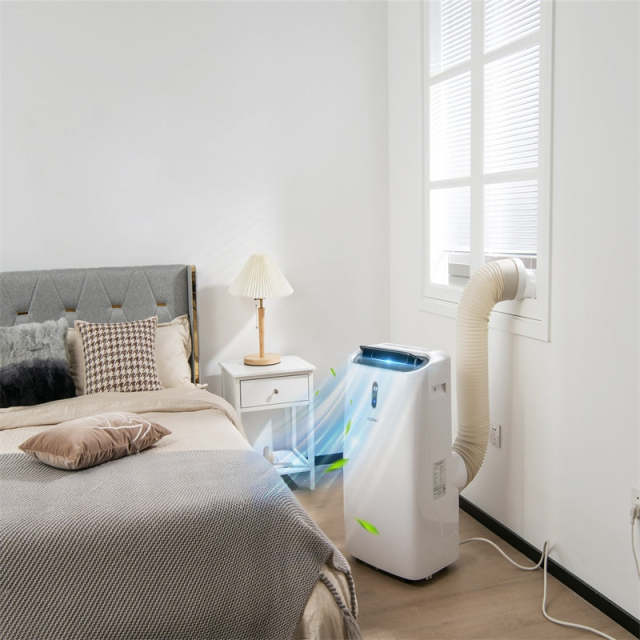 12000 BTU Portable Air Conditioner with Heat & Dehumidifier, 4-in-1 WiFi/Alexa Enabled Smart AC Up to 450 Sq.Ft w/ Window Kit for Home Office, Bedroom