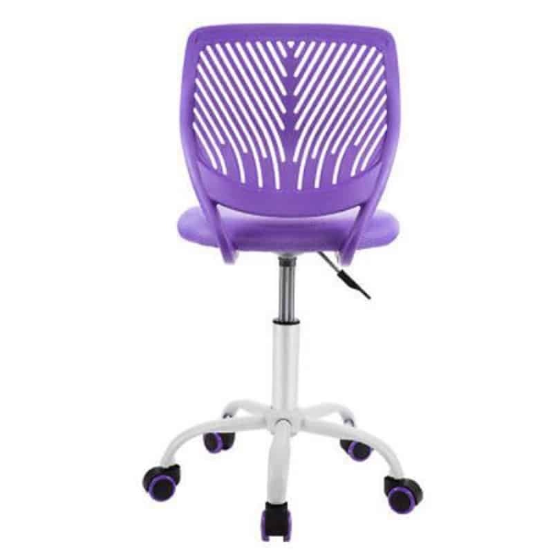 Kids Desk Chair, Height Adjustable Children Office Study Computer Chair with Lumbar Support, Mid Back Swivel Armless Mesh Task Student Chair
