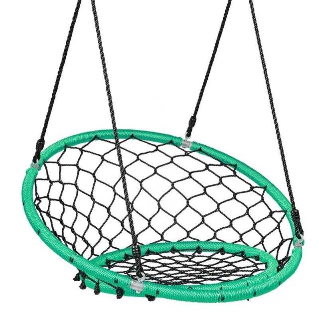 35.5" Kids Indoor Outdoor Round Circle Saucer Swing