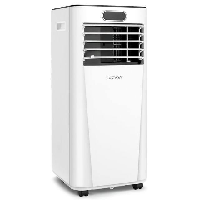 10000 BTU 4-in-1 Portable Air Conditioner with Dehumidifier, Remote, 24H Timer, Window Kit, Cools 350 Sq.Ft for Living Room, Bedroom, Office