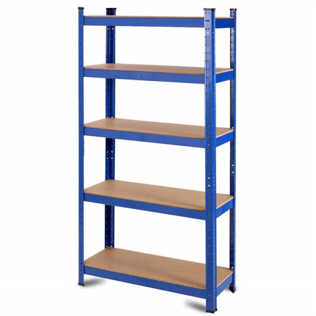 5-Tier Metal Freestanding Shelving Unit 60 Inch Garage Storage Shelves Adjustable Garage Racks Tool Organizer