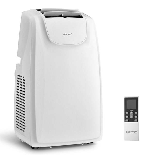 12000 BTU Dual Hose Portable Air Conditioner, 3-in-1 Powerful AC Unit with Remote Control, 24H Timer & Window Kit, Cools 400 Sq.Ft for Home, Office