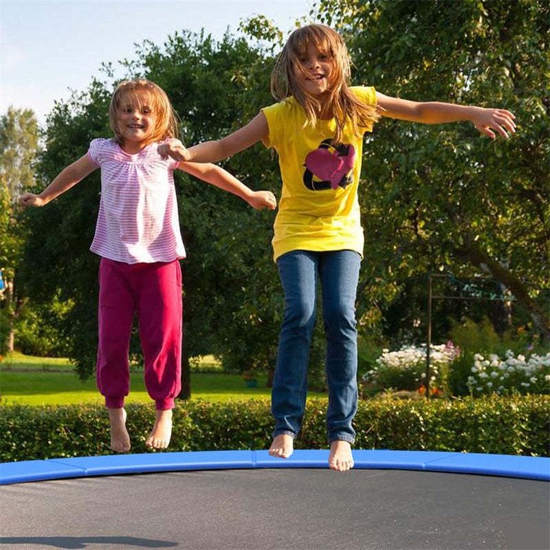 15FT Universal Trampoline Pad No Pole Holes, Waterproof Trampoline Replacement Safety Pad, Tear-Resistant Round Trampoline Spring Cover