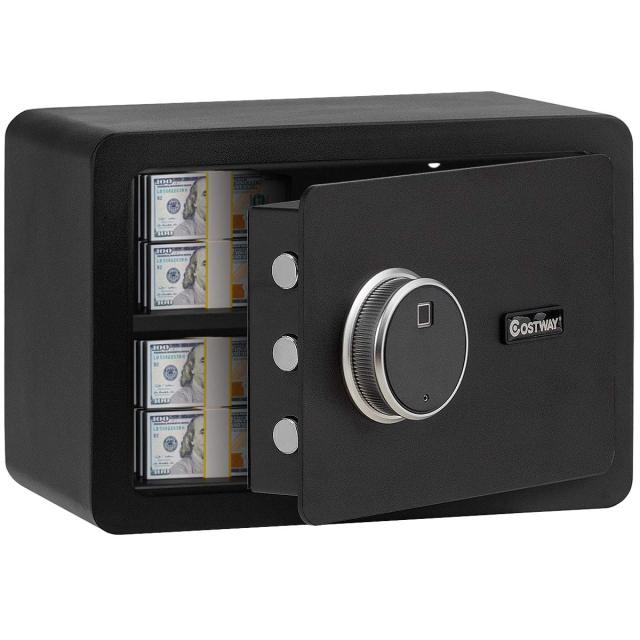 0.5 Cubic Feet Fingerprint Safe Security Lock Box