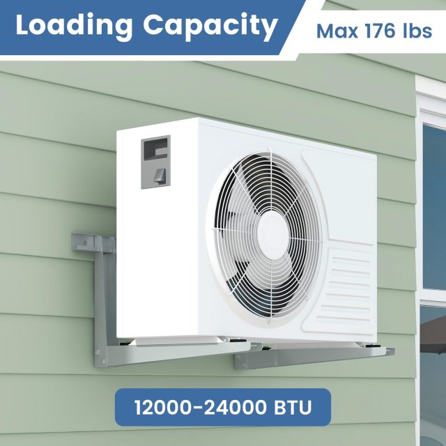 ARLIME Mini Split Wall Mounting Bracket for 6000-24000 BTU Universal Ductless Air Conditioners AC and Heat Pump Systems