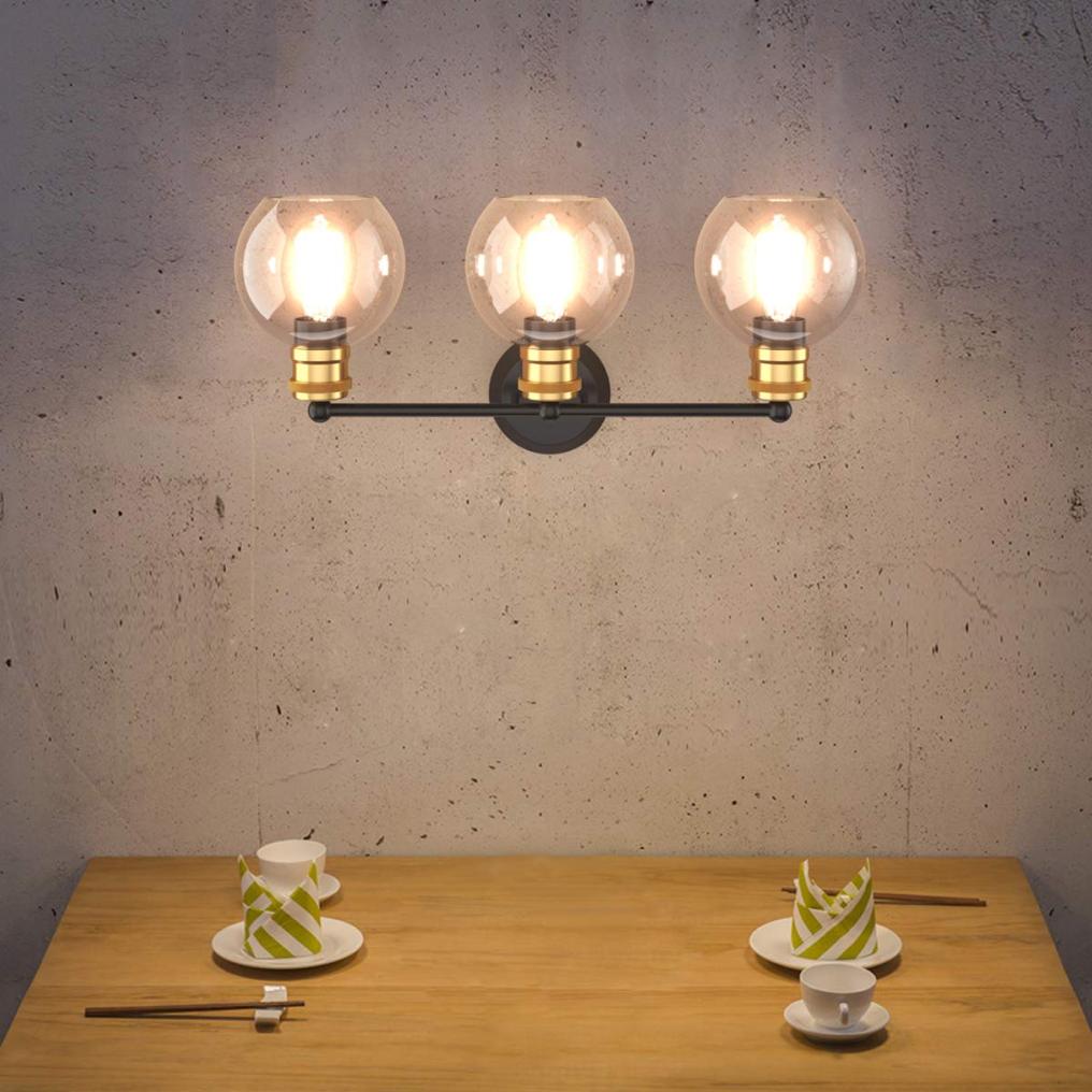ARLIME Vintage 3 Light Vanity Wall Light