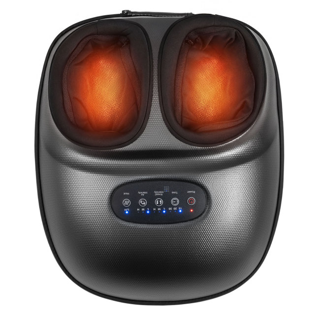 Shiatsu Foot Massager Machine with 2-Level Heat and Air Compression