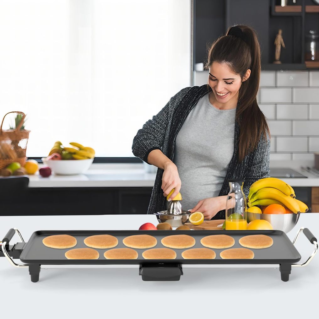 ARLIME 27" Large Electric Griddle, Nonstick Countertop BBQ Grill