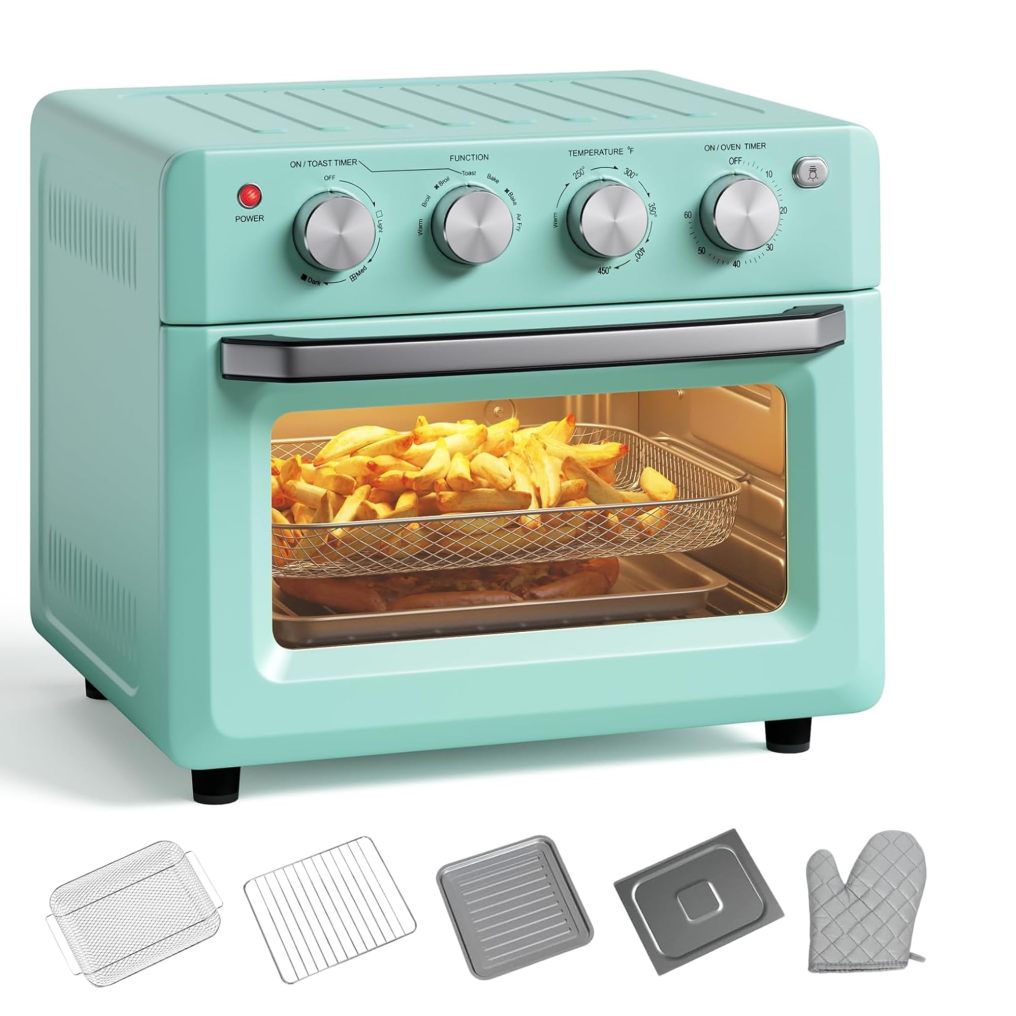 ARLIME Toaster Oven Countertop, 7-in-1 Convection Oven with Air Fry, Bake, Broil, Toast, Dehydrate, Pizza, Warm Function