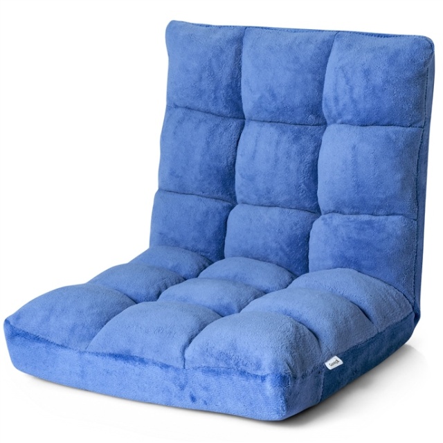 ARLIME 14-Position Floor Sofa, Folding Gaming Sofa Chair, Angle Adjustable Sleeper Bed, Couch Recliner