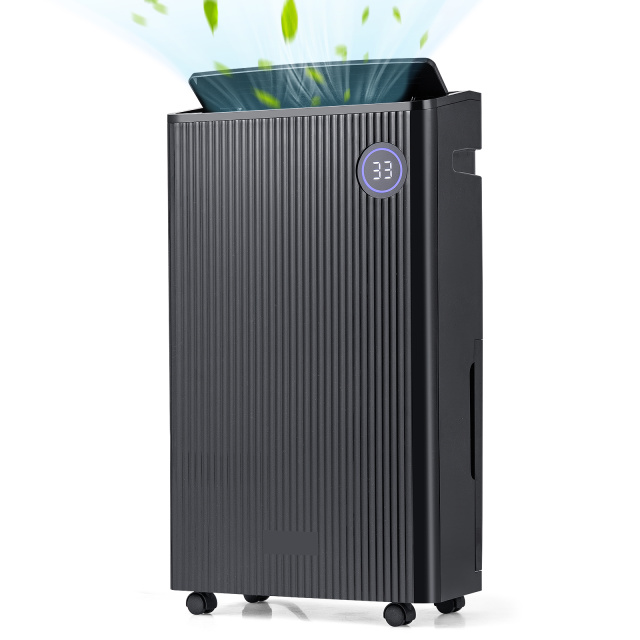 4500 Sq. Ft 57 Pint Quiet Dehumidifier for Basement with 4 Modes