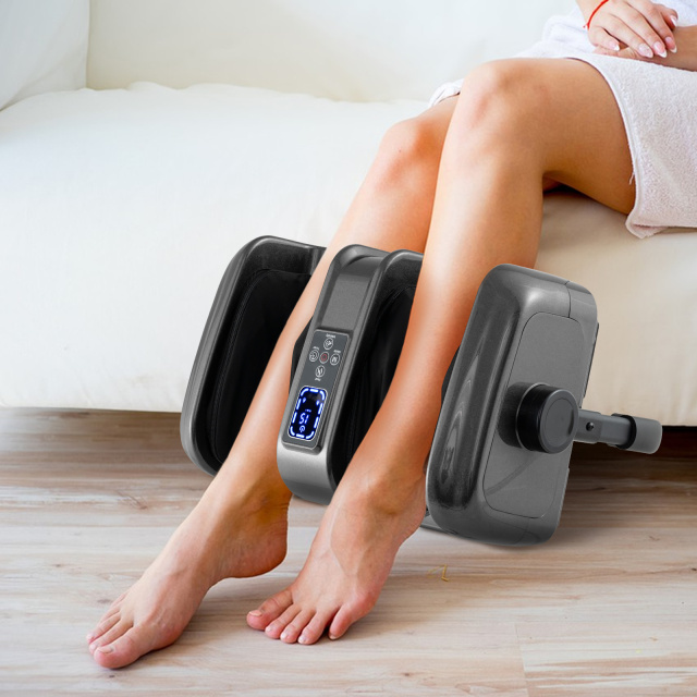 Foot and Calf Massager with Heat Shiatsu Deep Kneading Rolling Smart Electric Leg Massager