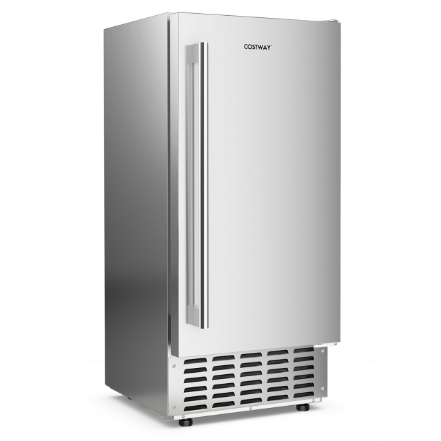 Under Counter Nugget Ice Maker with Self-Cleaning and 24H Timer
