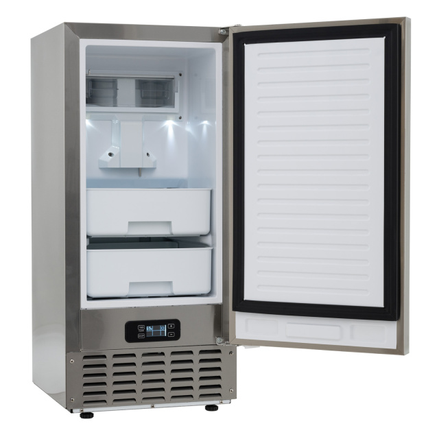 Under Counter Nugget Ice Maker with Self-Cleaning and 24H Timer