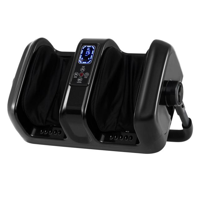 Foot and Calf Massager with Heat Shiatsu Deep Kneading Rolling Smart Electric Leg Massager