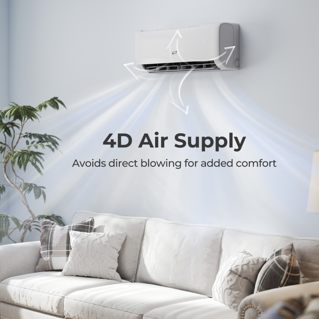 Airtural Series 12000 BTU 115V 22 SEER2 WiFi Enabled Mini Split Heat Pump